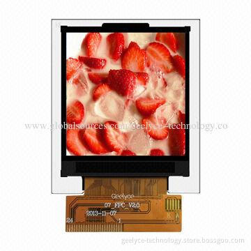 1.44-inch TFT Touch Screen, 128 RGB x 128P Resolution, 8/16-bit Interface and LED Backlight